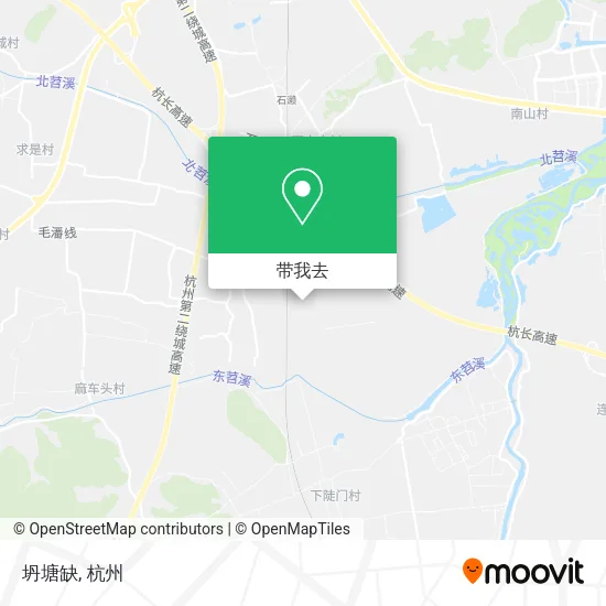 坍塘缺地图