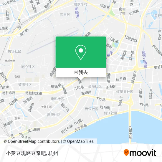 小黄豆现磨豆浆吧地图