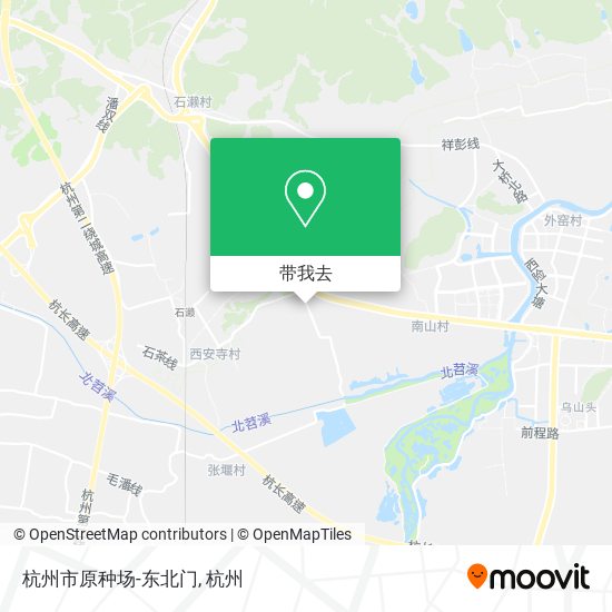 杭州市原种场-东北门地图