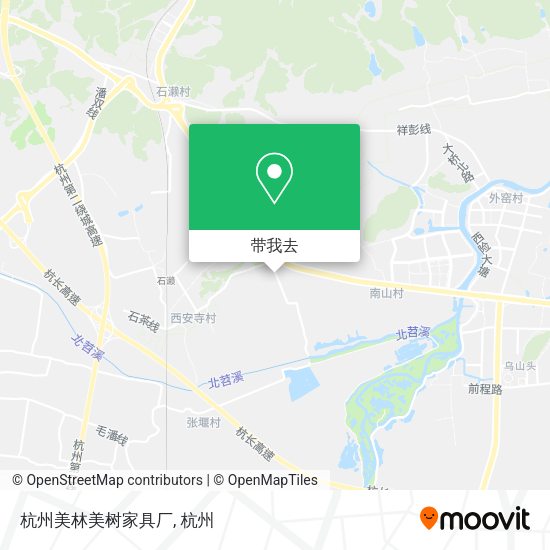 杭州美林美树家具厂地图