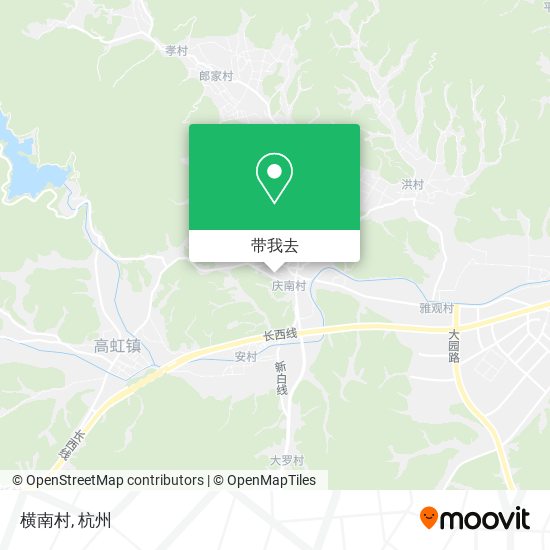 横南村地图