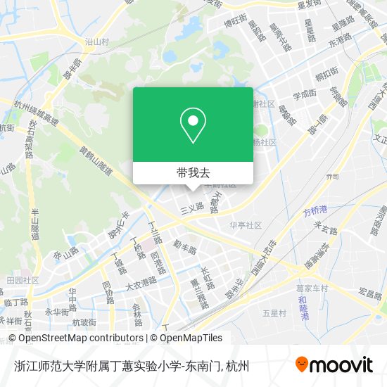 浙江师范大学附属丁蕙实验小学-东南门地图