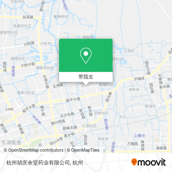 杭州胡庆余堂药业有限公司地图