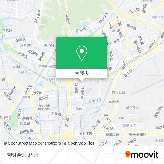 启明通讯地图