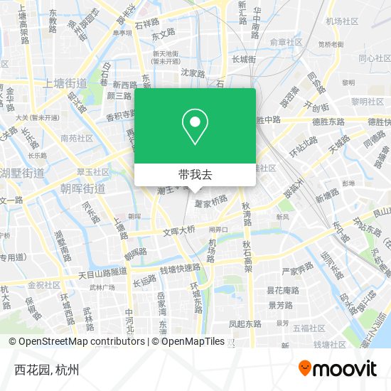 西花园地图