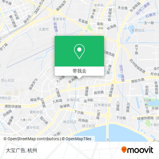 大宝广告地图