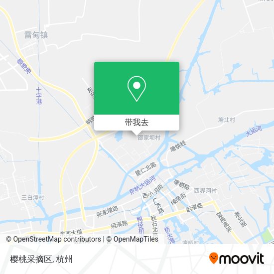 樱桃采摘区地图