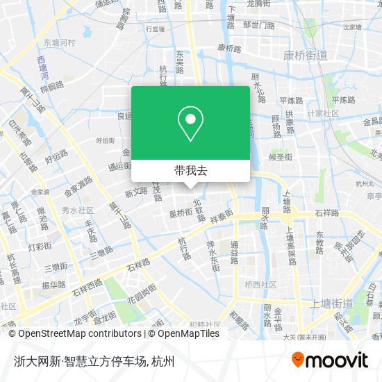 浙大网新·智慧立方停车场地图