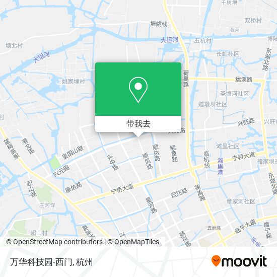 万华科技园-西门地图