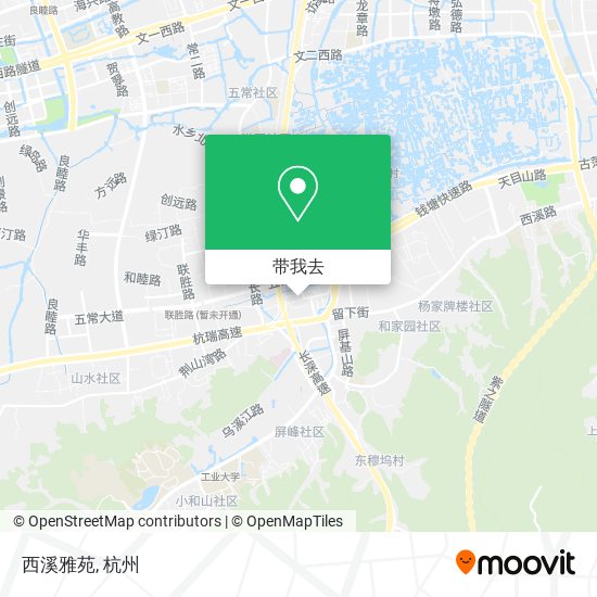 西溪雅苑地图