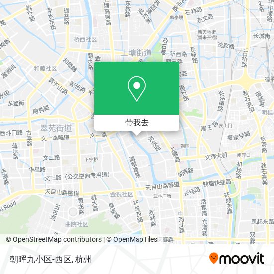 朝晖九小区-西区地图
