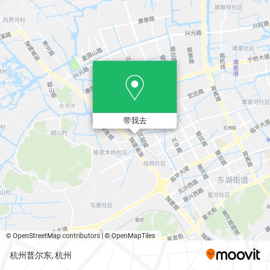 杭州普尔东地图