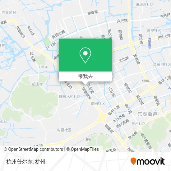 杭州普尔东地图
