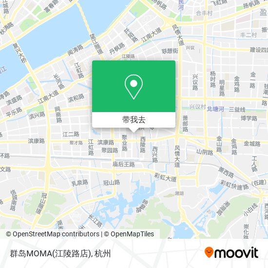 群岛MOMA(江陵路店)地图