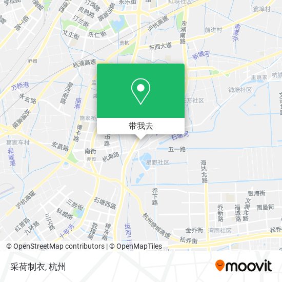 采荷制衣地图
