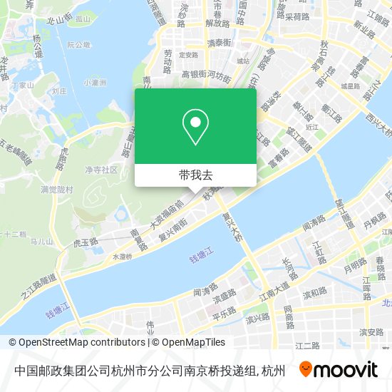 中国邮政集团公司杭州市分公司南京桥投递组地图
