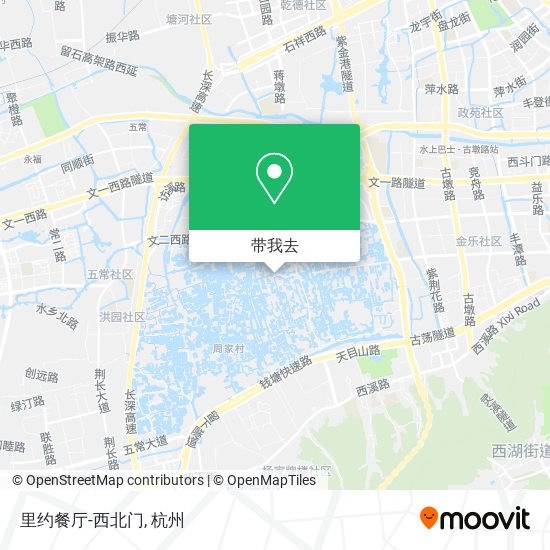 里约餐厅-西北门地图