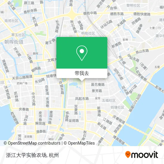 浙江大学实验农场地图