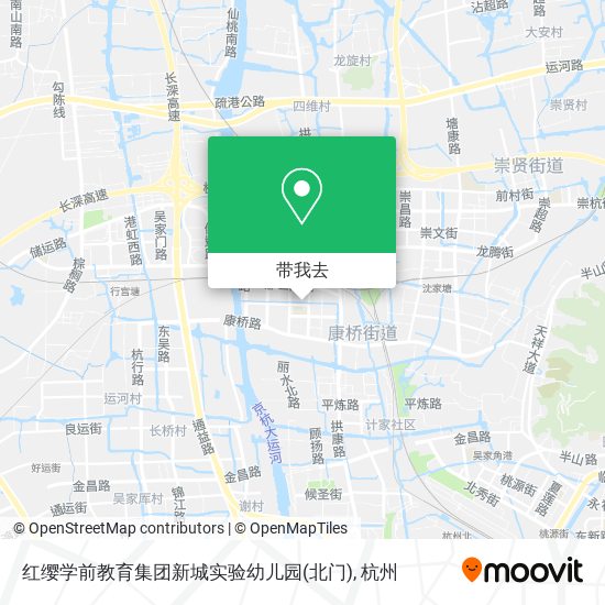 红缨学前教育集团新城实验幼儿园(北门)地图