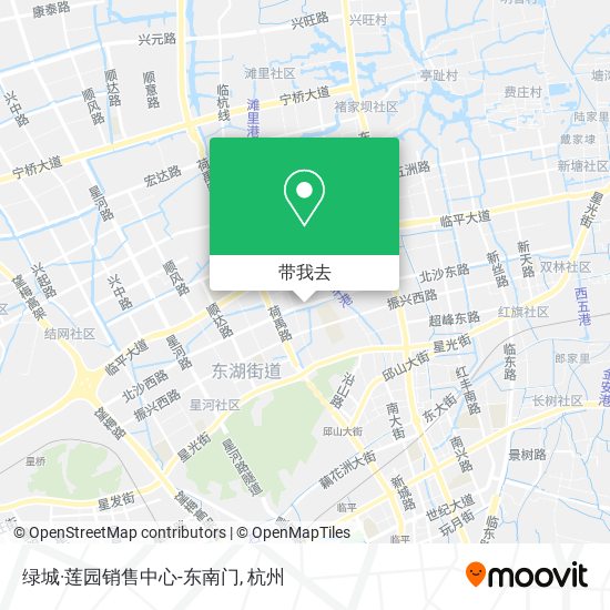 绿城·莲园销售中心-东南门地图