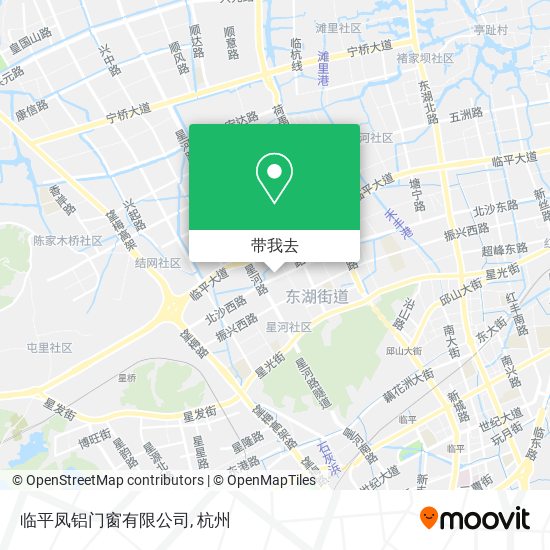 临平凤铝门窗有限公司地图