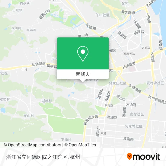 浙江省立同德医院之江院区地图