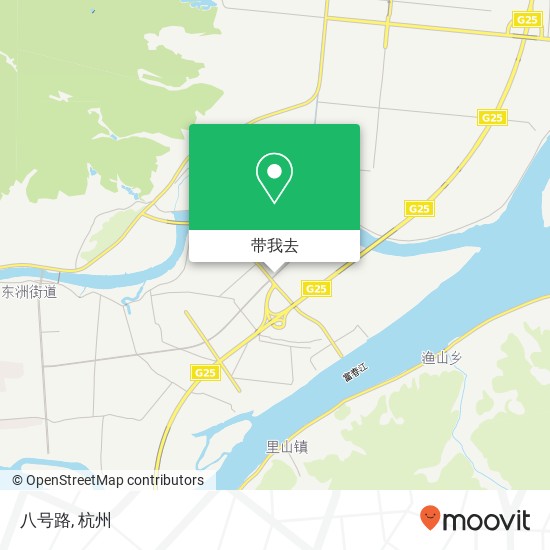 八号路地图
