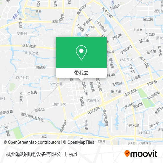 杭州塞顺机电设备有限公司地图
