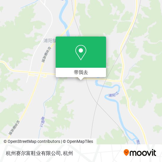 杭州赛尔富鞋业有限公司地图