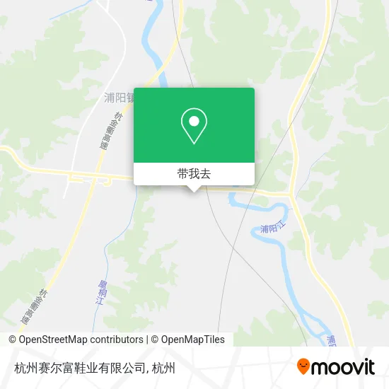 杭州赛尔富鞋业有限公司地图