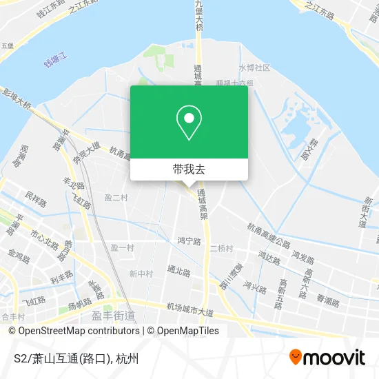 S2/萧山互通(路口)地图