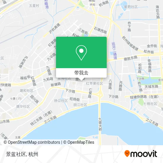景蓝社区地图