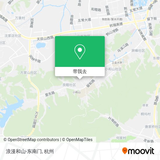 浪漫和山-东南门地图