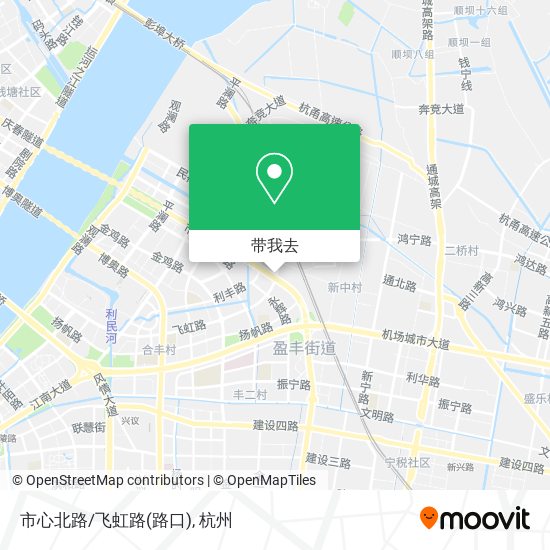 市心北路/飞虹路(路口)地图