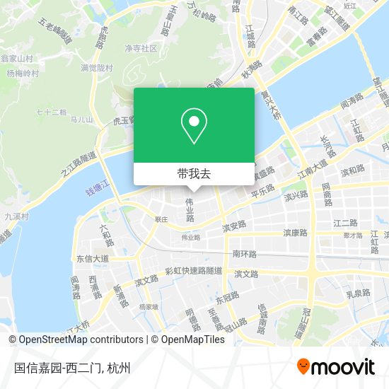 国信嘉园-西二门地图