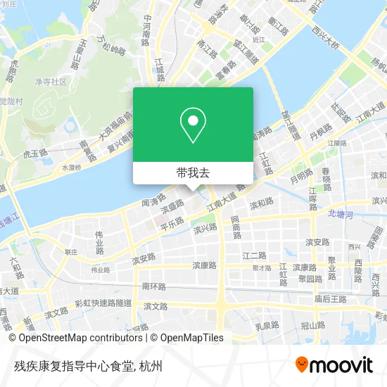 残疾康复指导中心食堂地图