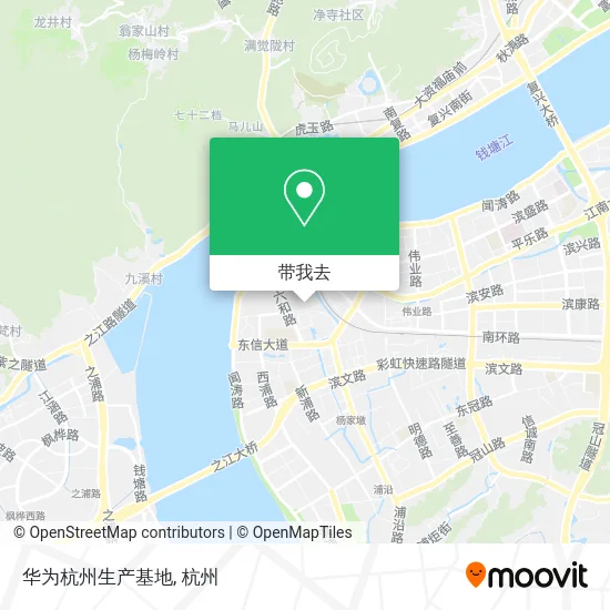华为杭州生产基地地图