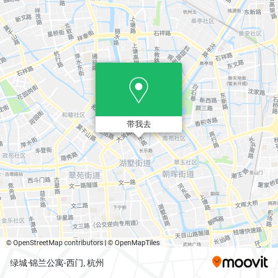 绿城·锦兰公寓-西门地图