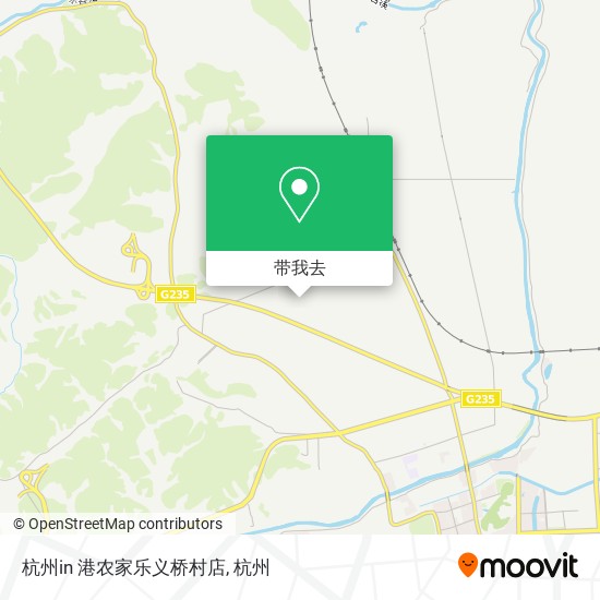 杭州in 港农家乐义桥村店地图