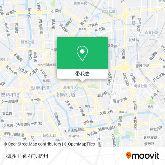 德胜里-西4门地图