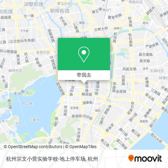 杭州宗文小营实验学校-地上停车场地图