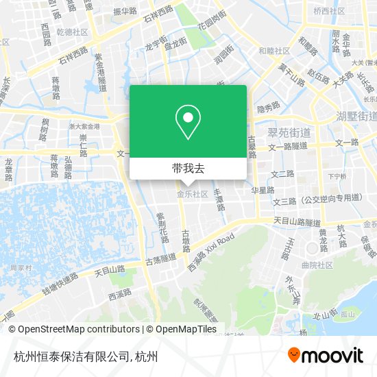 杭州恒泰保洁有限公司地图