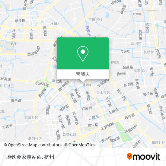 地铁金家渡站西地图