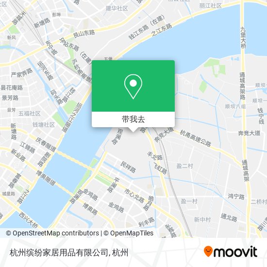 杭州缤纷家居用品有限公司地图