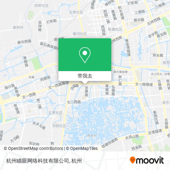 杭州瞄眼网络科技有限公司地图