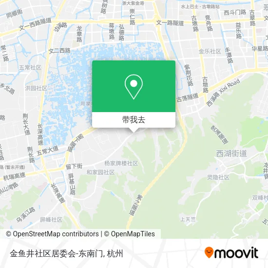 金鱼井社区居委会-东南门地图