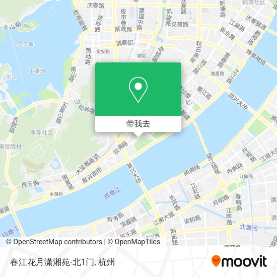 春江花月潇湘苑-北1门地图