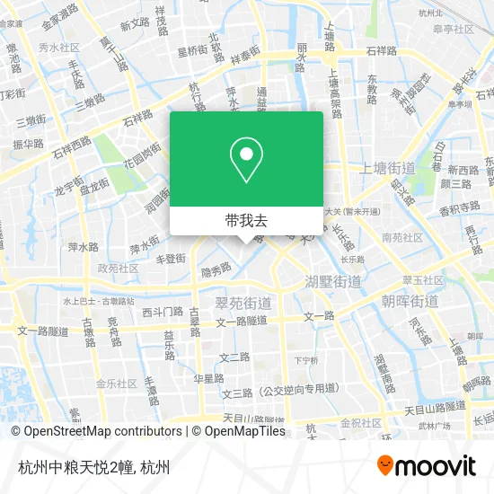 杭州中粮天悦2幢地图