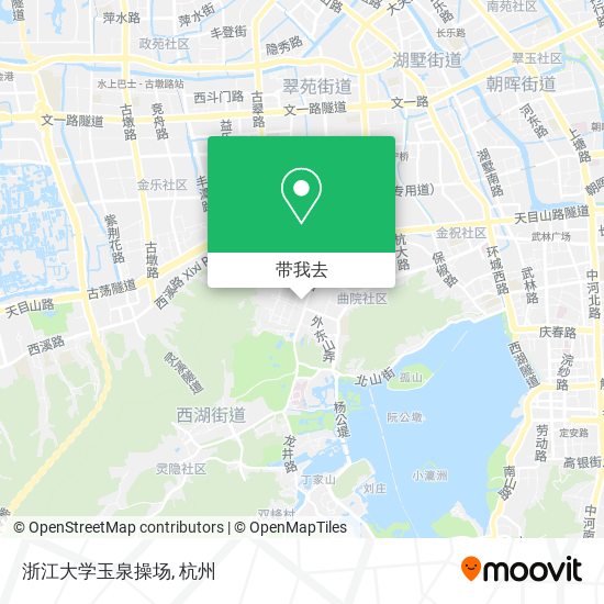 浙江大学玉泉操场地图