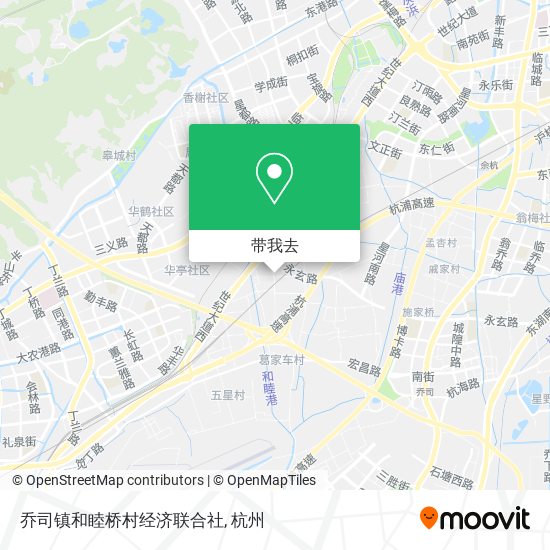 乔司镇和睦桥村经济联合社地图